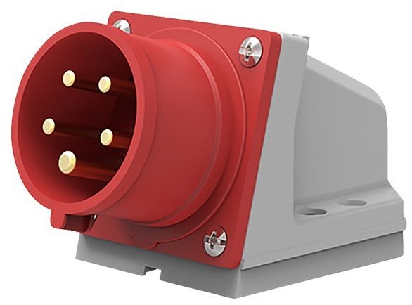 Solight Vidlica nástenná, prívodka 5-pólová, 400 V/16 A, IP44