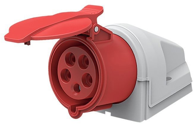 Solight Zásuvka nástenná, 5-pólová, 400 V/32 A, IP44