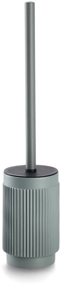 ZELLER WC Štetka motív pruhy, šalviová farba 9,2 × 41,6 cm