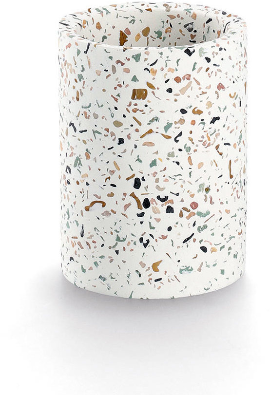 ZELLER Téglik na kefky cement motív terrazzo 8,2 × 11 cm