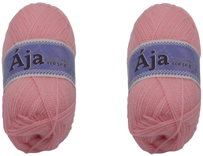BELLATEX SET 2 ks Priadza Ája NGM 50 g, 939 ružová
