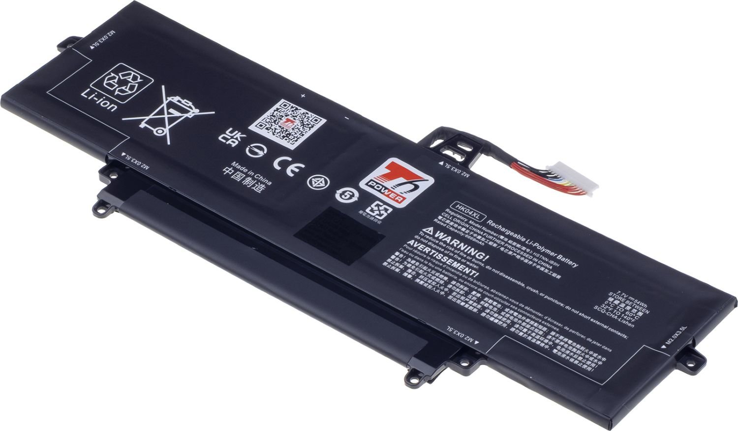 T6 Power pre HP EliteBook x360 1030 G7, 1030 G8, 7012 mAh, 54 Wh, 4cell, Li-poly