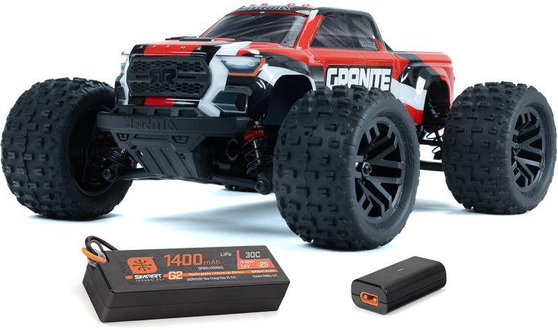 Arrma Granite Grom 1:18 4WD Smart RTR červené