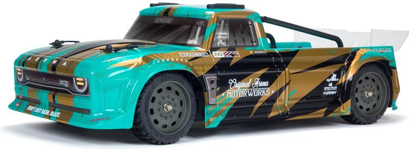 Arrma Infraction Mega 1:8 4WD RTR tyrkysové