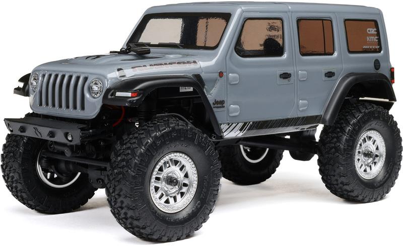Axial SCX24 Jeep Wrangler JLU CRC 2019 V3 1:24 4WD sivý