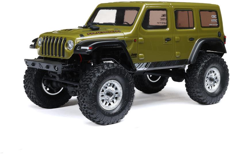 Axial SCX24 Jeep Wrangler JLU CRC 2019 V3 1:24 4WD zelený
