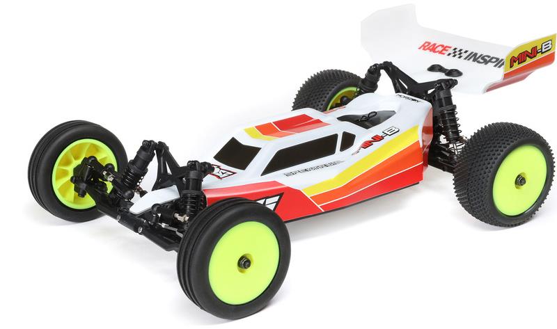 Losi Mini-B 1:16 Buggy Brushless RTR červené