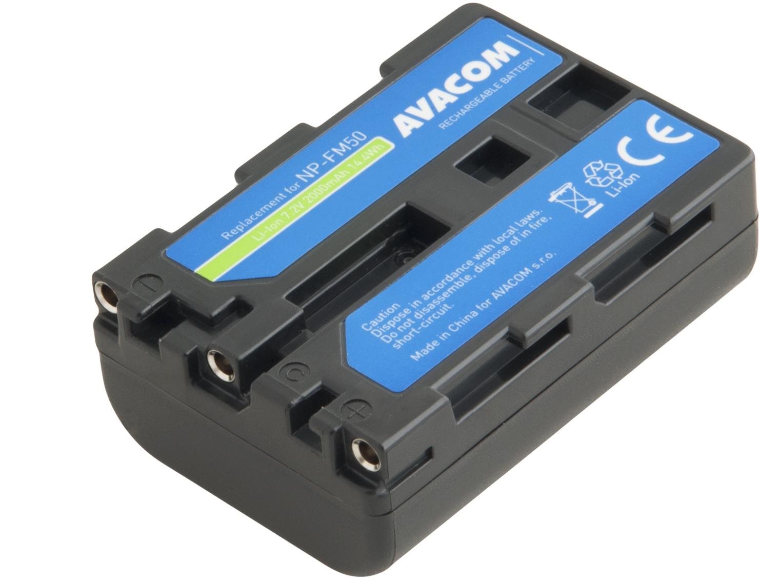 AVACOM za Sony NP-FM50, FM51 Li-Ion 7,2 V 2000 mAh 14,4 Wh