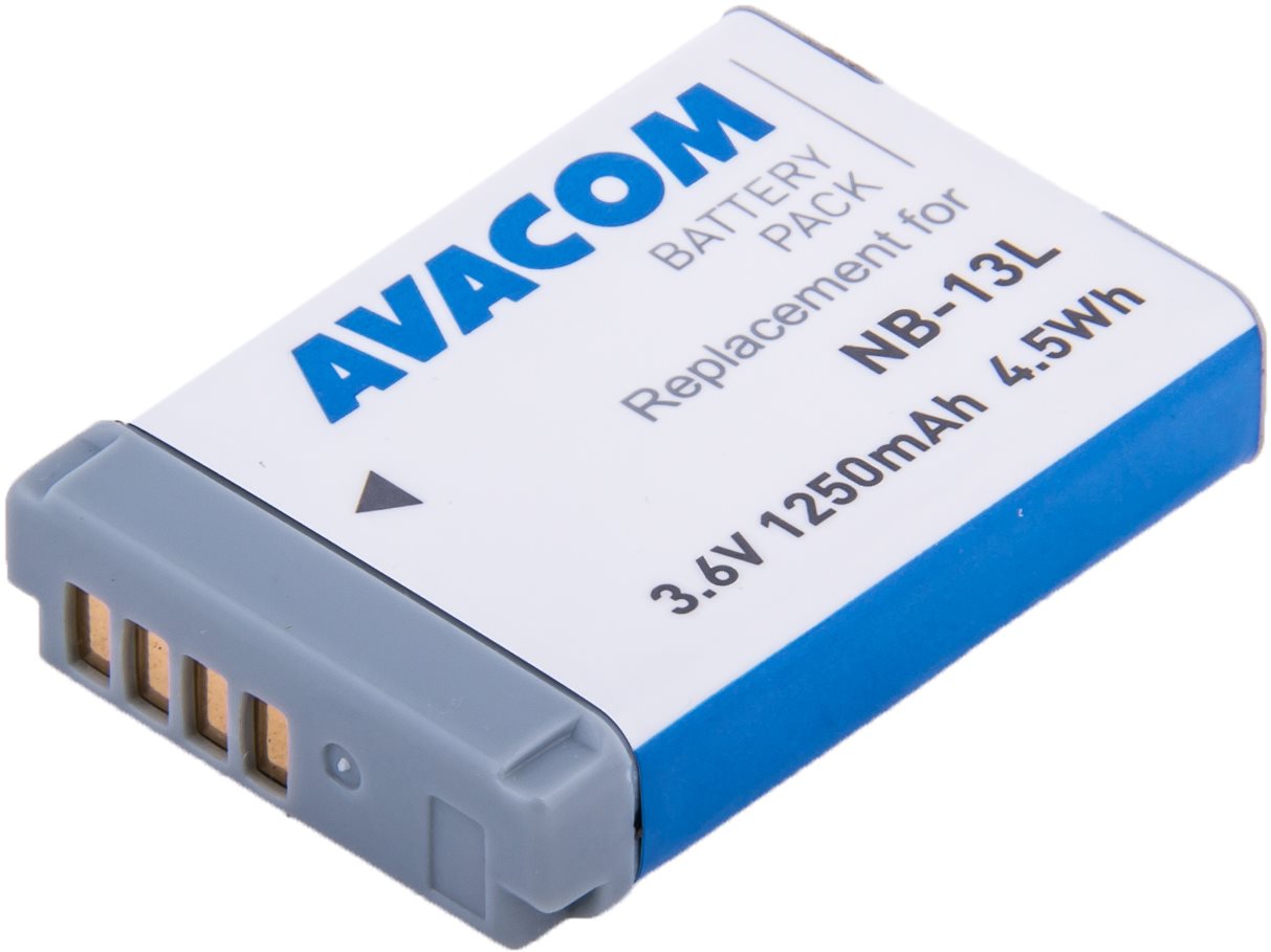 AVACOM za Canon NB-13L Li-Ion 3,6 V 1250 mAh 4,5 Wh AVA
