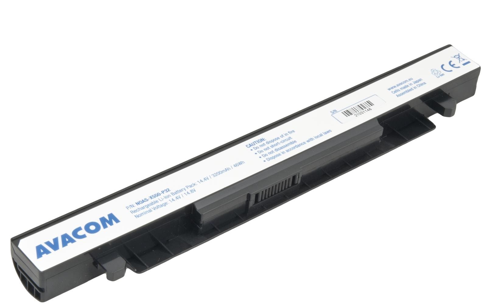 AVACOM pre Asus X550, K550, Li-Ion 14,4 V 3200 mAh 46 Wh