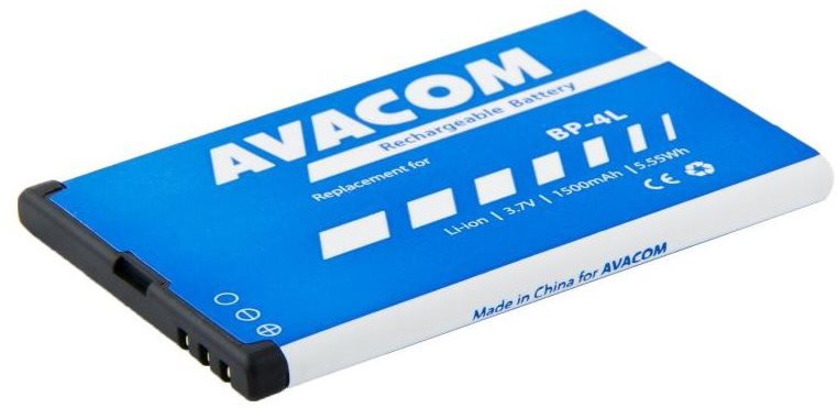 AVACOM pre Nokia E55, E52, E90, Li-Ion 3,7 V 1500 mAh (náhrada BP-4L)