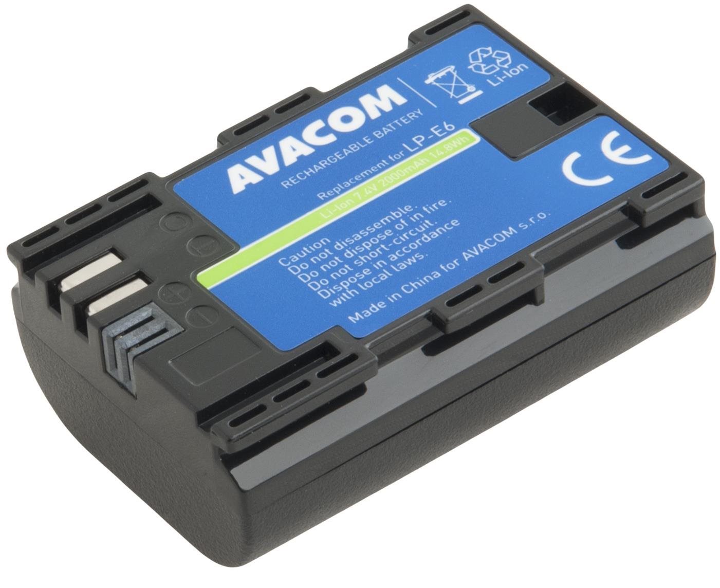 AVACOM za Canon LP-E6 Li-Ion 7,4 V 2000 mAh 14,8 Wh