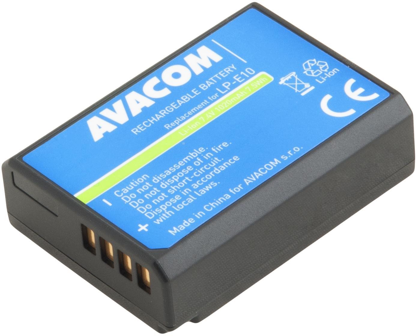 AVACOM za Canon LP-E10 Li-Ion 7,4 V 1020 mAh 7,5 Wh