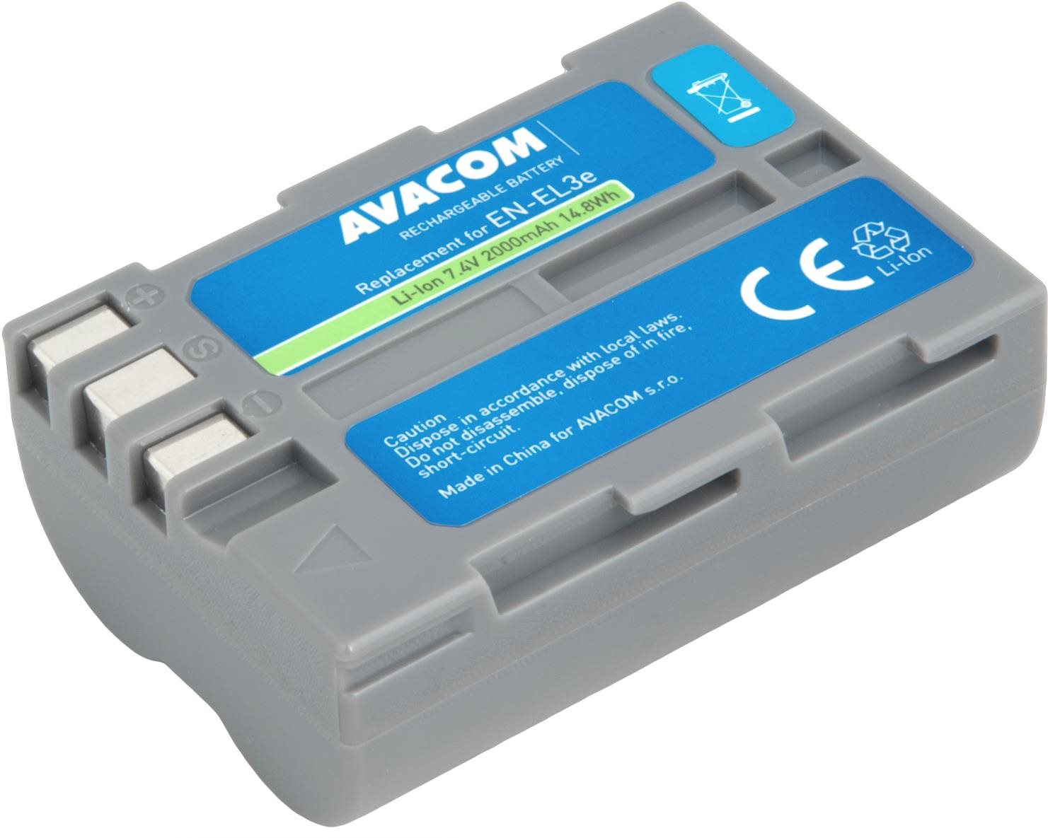 Avacom za Nikon EN-EL3E Li-Ion 7,4 V 2000 mAh 14,8 Wh