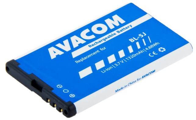 Avacom pre Nokia 5230, 5800, X6 Li-Ion 3,7 V 1320 mAh (náhrada za BL-5J)
