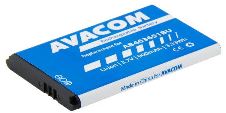 AVACOM pre Samsung B3410 Corby plus Li-Ion 3,7V 900mAh (náhrada AB463651BU)