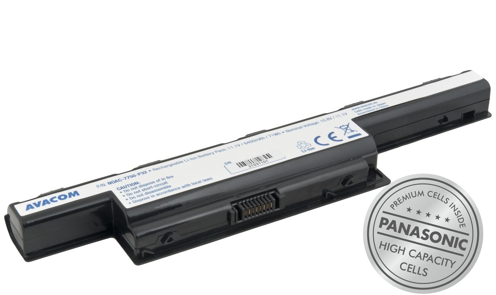 AVACOM pre Acer Aspire 7750/5750, TravelMate 7740 Li-Ion 11,1 V 6400 mAh 71 Wh