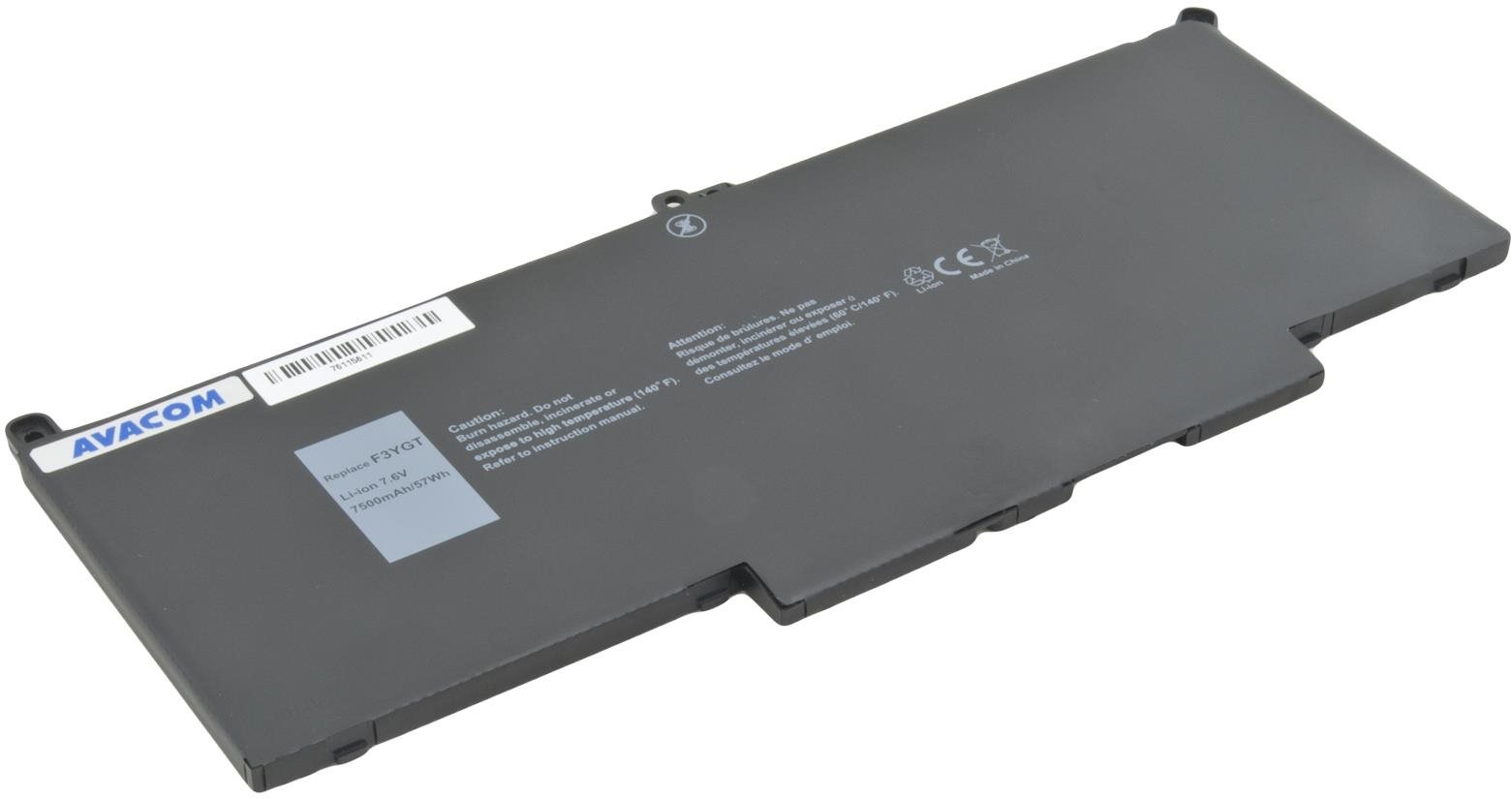 AVACOM pre Dell Latitude 7280, 7480 Li-Pol 7,6 V 7500 mAh 57 Wh