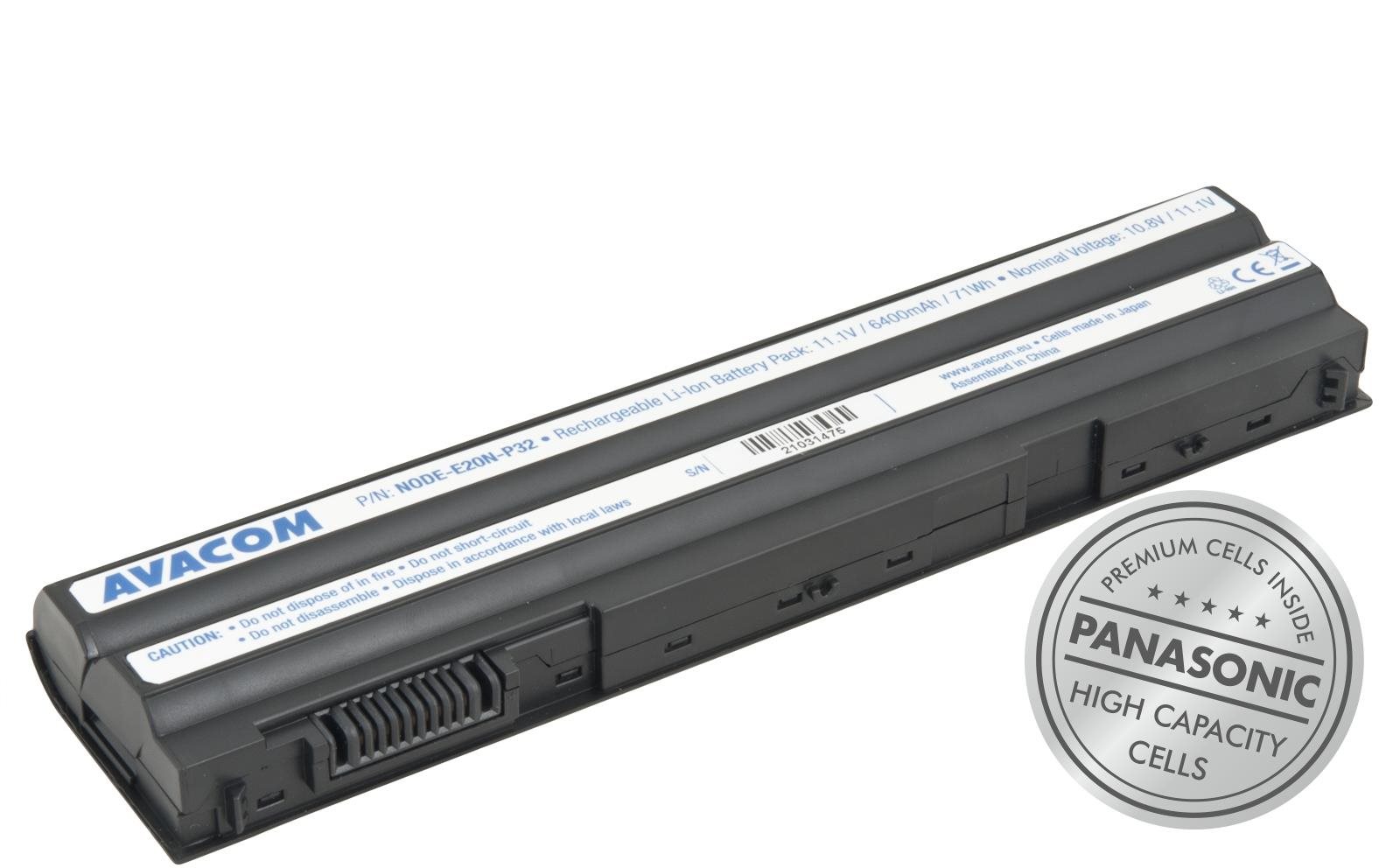 AVACOM pre Dell Latitude E5420, E5530, Inspiron 15R, Li-Ion 11,1 V 6400 mAh 71 Wh