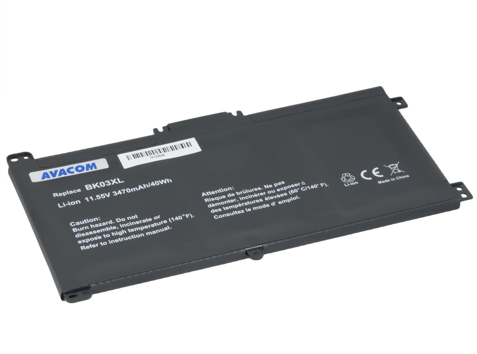 AVACOM BK03XL pre HP Pavilion X360 14-BA series Li-Ion 11,6 V 3470 mAh 40 Wh