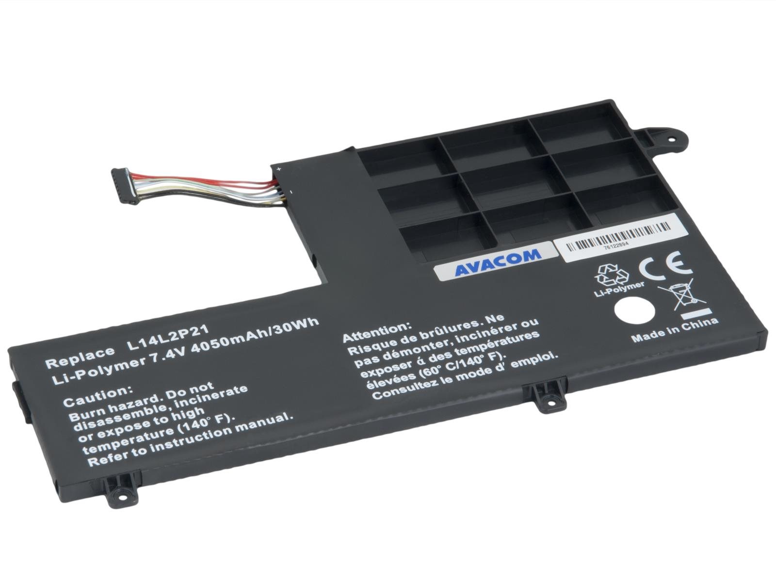 AVACOM pre Lenovo S41, Yoga 500-151BD Li-Pol 7,4 V 4050 mAh 30 Wh