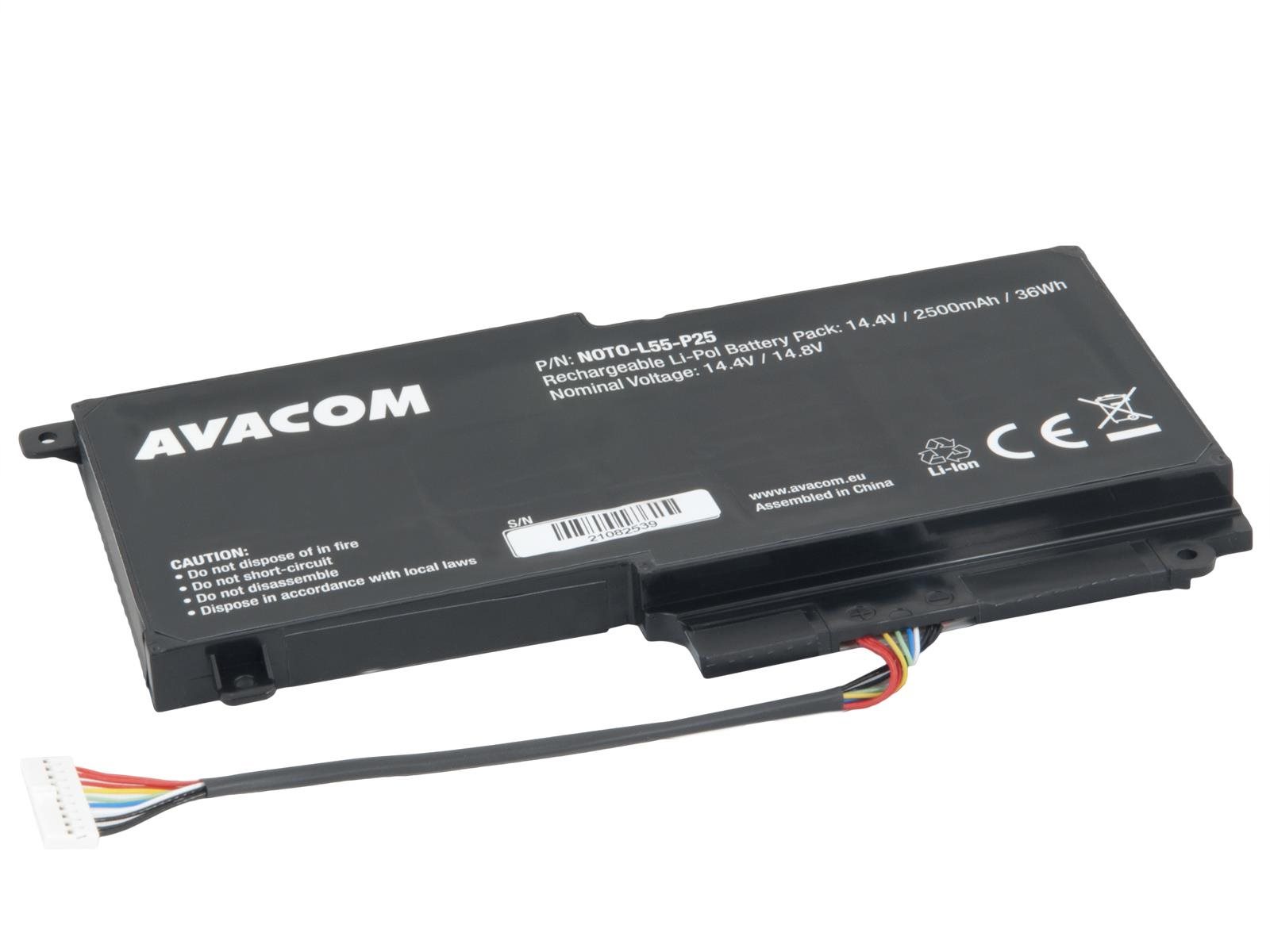 AVACOM pre Toshiba Satellite L50, L55 Li-Pol 14,4 V 2500 mAh