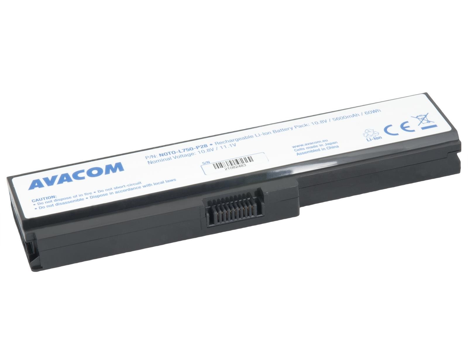 AVACOM pre Toshiba Satellite L750 Li-Ion 10,8 V 5800 mAh/63 Wh