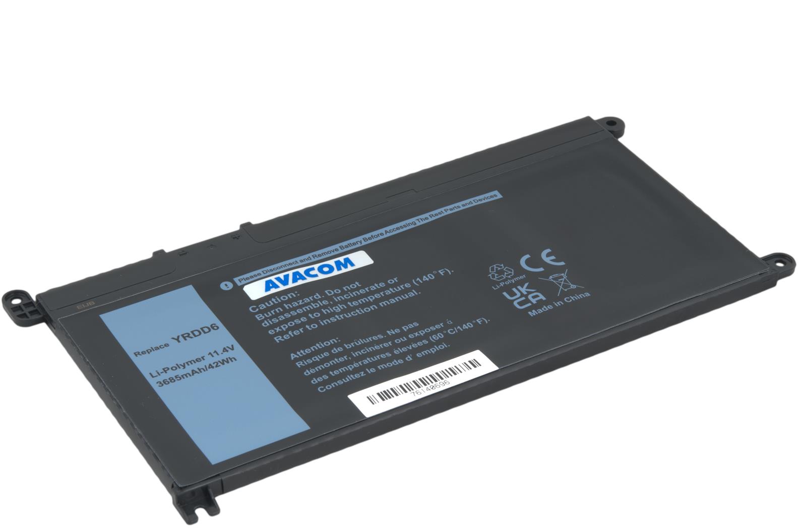 AVACOM Dell Latitude 3500 Inspiron 3583 5491 Vostro 5481 5581 5590 Li-Pol 11,4 V 3685 mAh 42 Wh