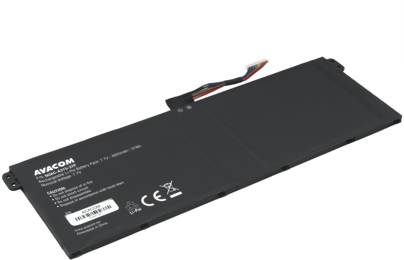 AVACOM Acer Aspire A3 A314 A315 A114 Li-Pol 7,7 V 4805 mAh 37 Wh