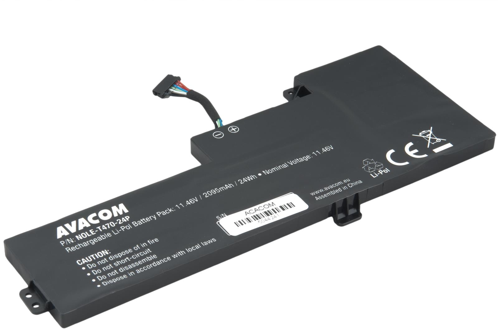 AVACOM Lenovo ThinkPad T470, T480 Li-Pol 11,46 V 2095 mAh 24 Wh