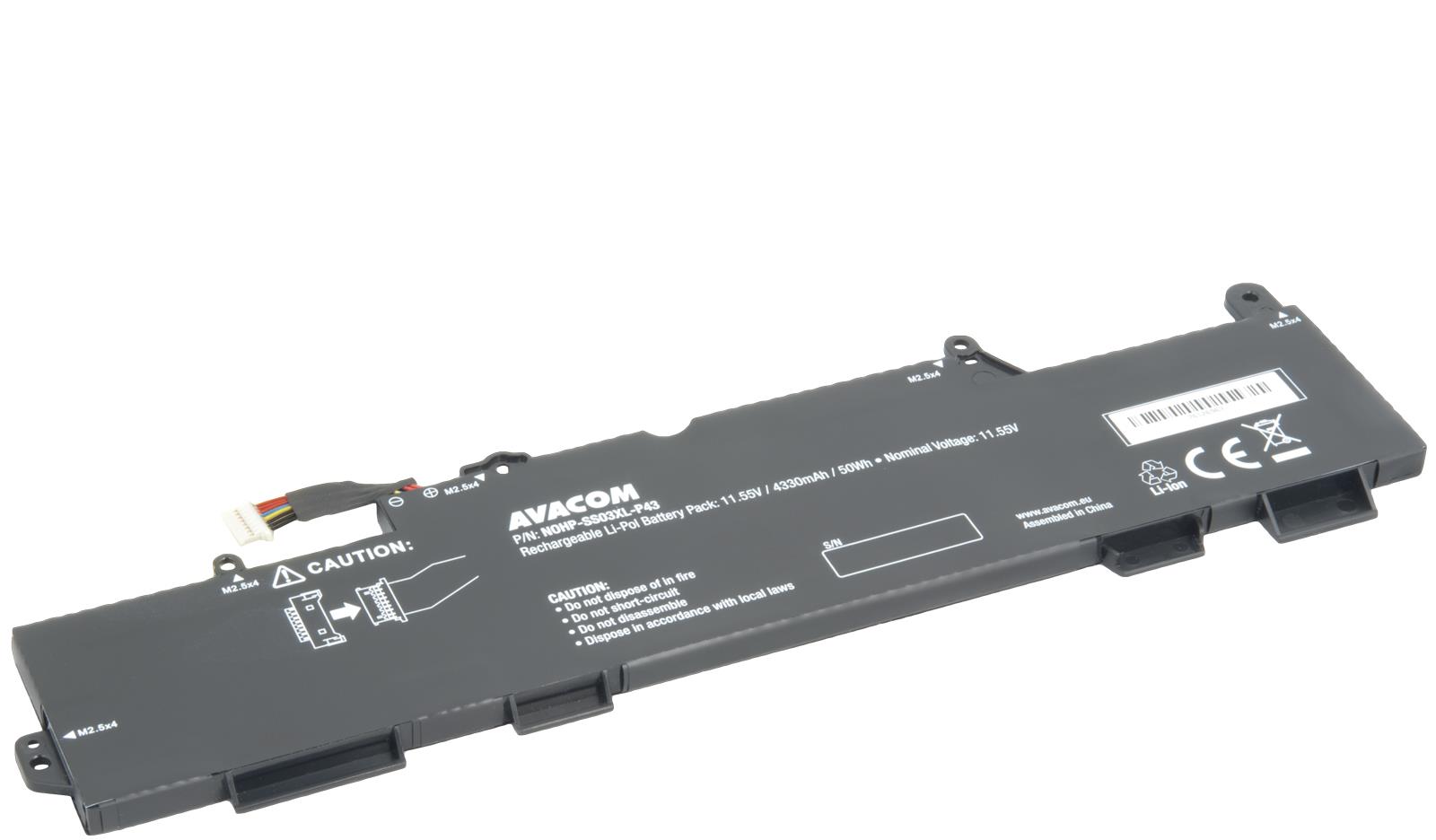 Avacom SS03XL pre HP EliteBook 840 G5 Li-Pol 11,55 V 4330 mAh 50 Wh