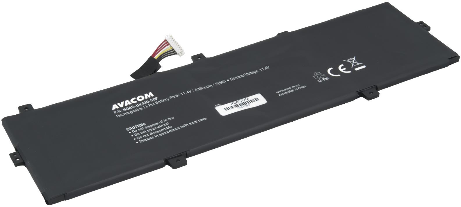 Avacom pre Asus ZenBook UX430UA UX430UN UX430UQ Li-Pol 11,4 V 4386 mAh 50 Wh