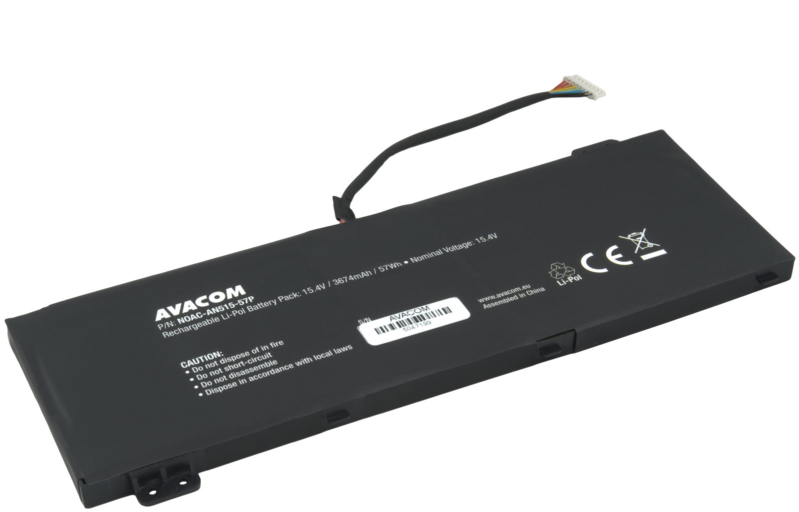 AVACOM Acer Nitro 5 AN515, Nitro 7 AN715 Li-Pol 15,4 V 3674 mAh