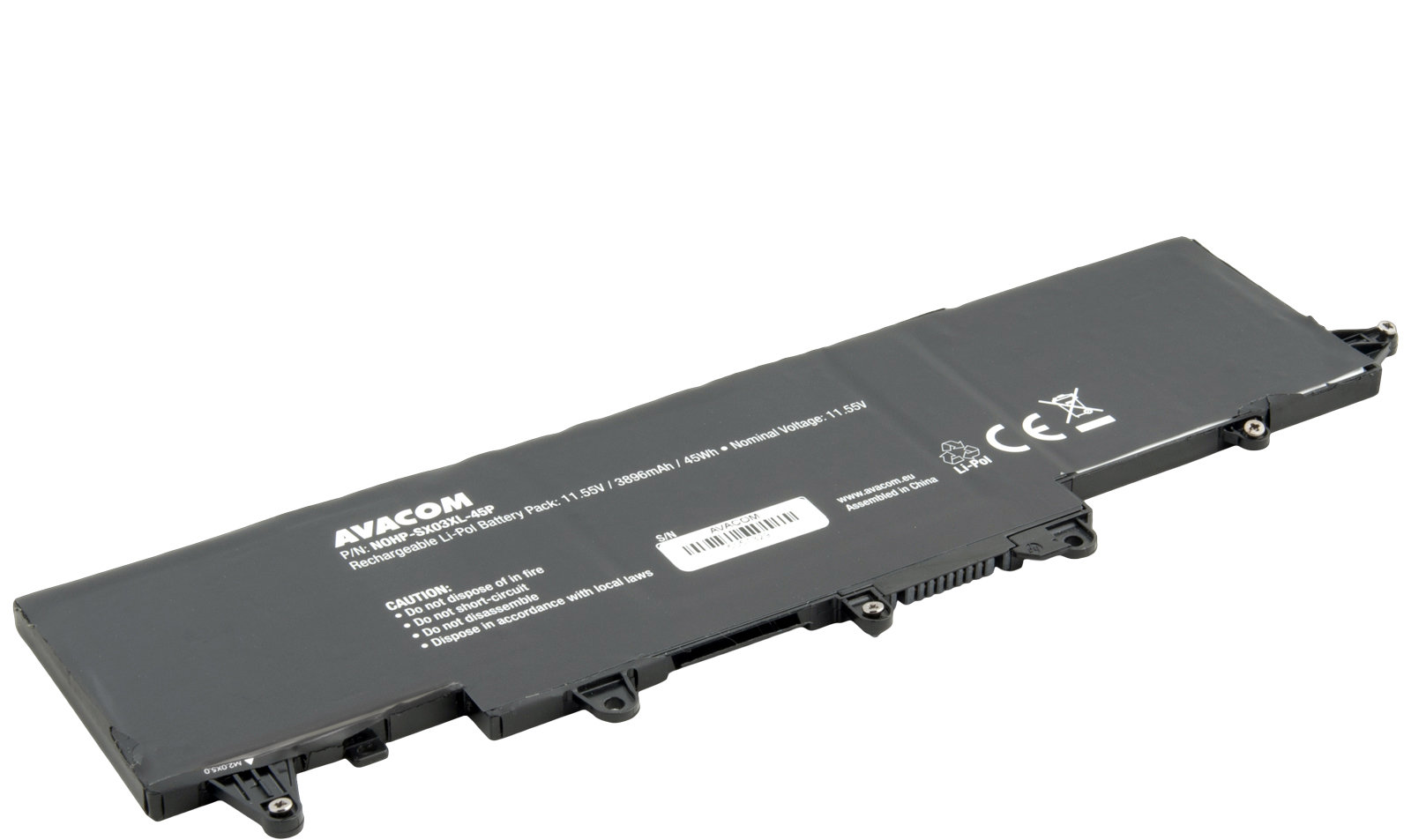 AVACOM SX03XL pre HP Probook 435 G7, G8 Li-Pol 11,55 V 3896 mAh 45 Wh