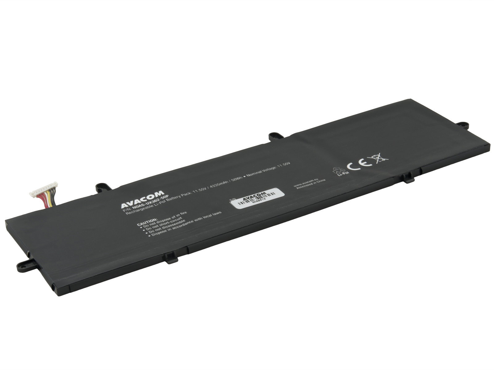 AVACOM pre Asus ZenBook Flip UX362 LI-Pol 11,55 V 4335 mAh 50 Wh