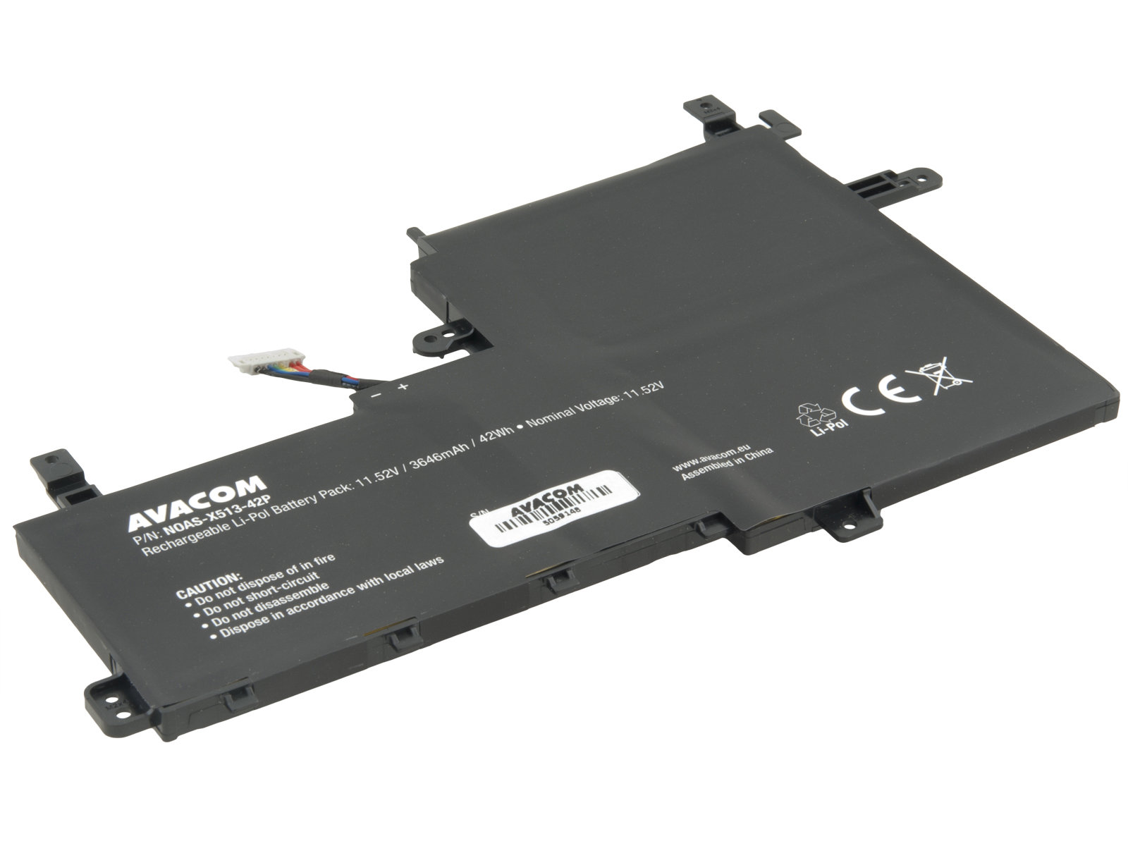 AVACOM pre Asus VivoBook X513, K513, S531 Li-Pol 11,52 V 3646 mAh 42 Wh