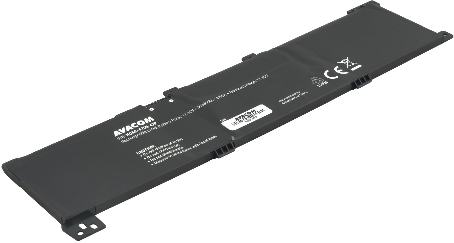 AVACOM pre Asus VivoBook 17 X705UA X705UV Pro 17 N705FD Li-Pol 11,52 V 3653 mAh 42 Wh
