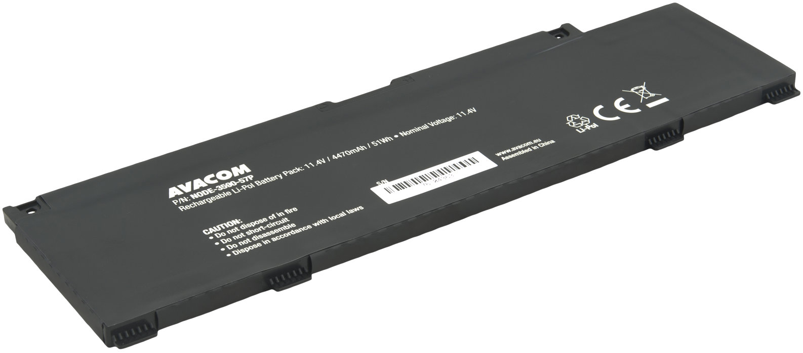 AVACOM pre Dell G3 3590 Li-Pol 11,4 V 4470 mAh 51 Wh