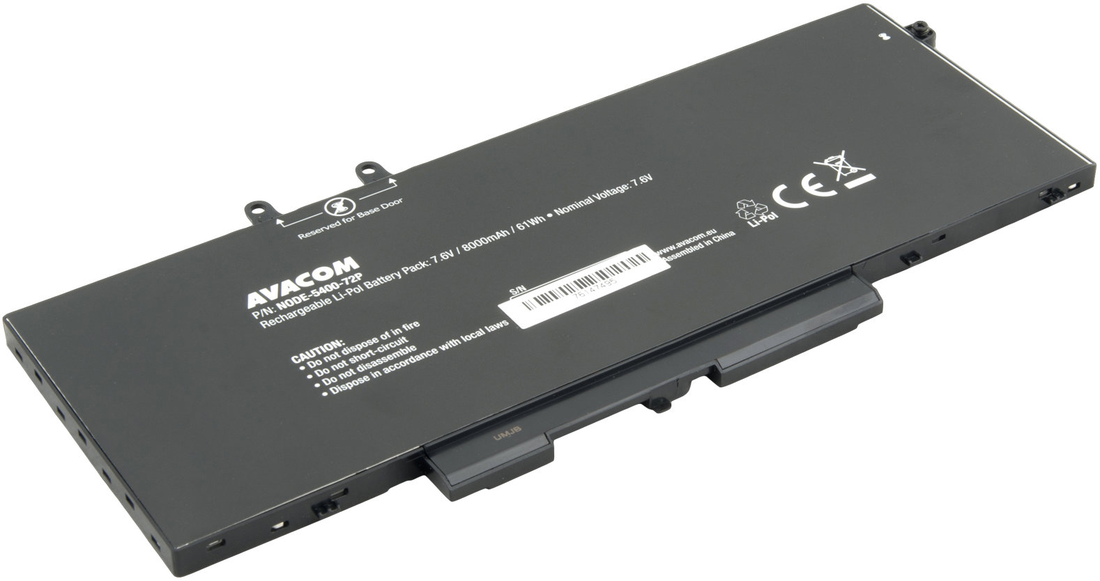AVACOM pre Dell Latitude 5400, 5500 Li-Pol 7,6 V 8000 mAh 61 Wh