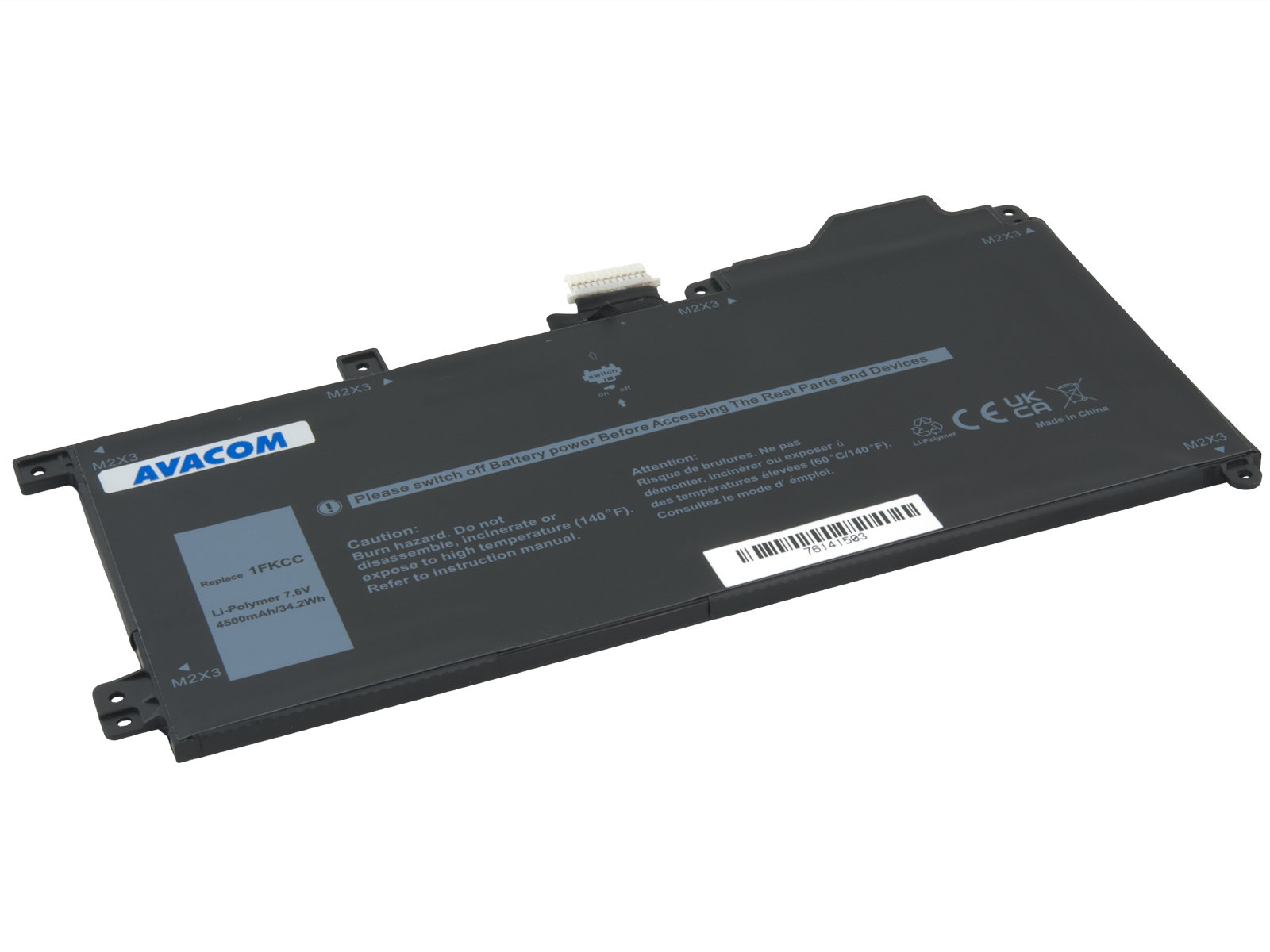 AVACOM pre Dell Latitude 7200, 7210 2-in-1 Li-Pol 7,6 V 4500 mAh 34 Wh
