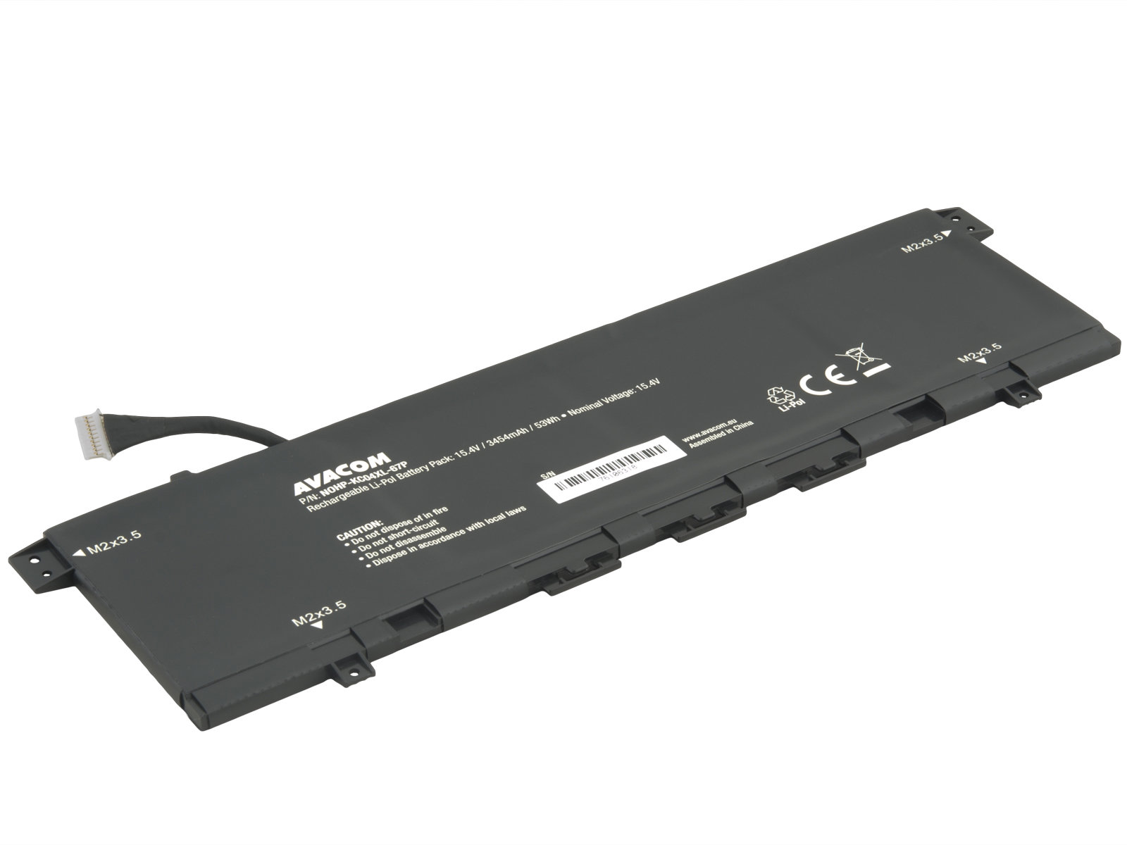 AVACOM KC04XL pre HP Envy 13-AG, AQ, AH Series Li-Pol 15,4 V 3454 mAh 53 Wh