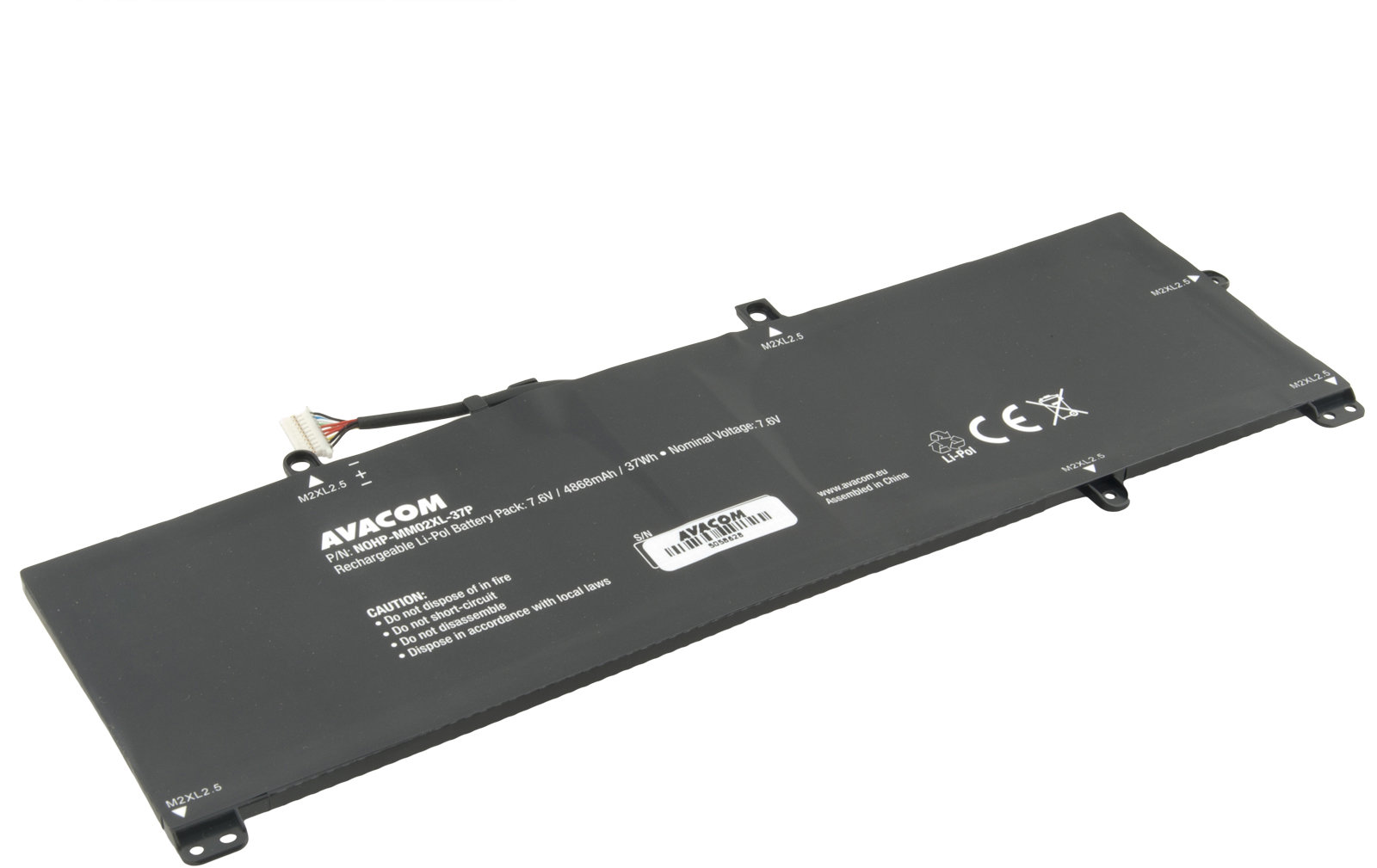 AVACOM MM02XL pre HP Pavilion 13-an series Li-Pol 7,6 V 4868 mAh 37 Wh