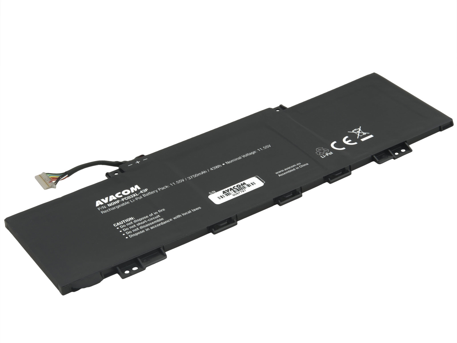 AVACOM PC03XL pre HP Pavilion 14-dy series Li-Pol 11,55 V 3750 mAh 43 Wh