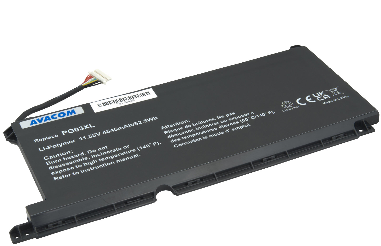 AVACOM PG03XL pre HP Pavilion Gaming 15-dk series Li-Pol 11,55 V 4545 mAh 52 Wh