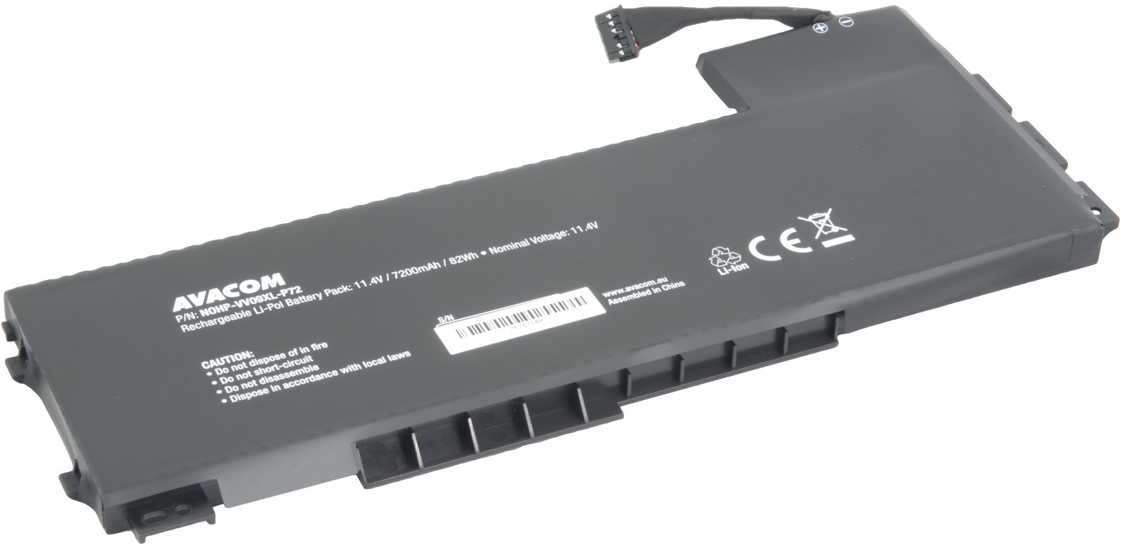 AVACOM VV09XL pre HP ZBook 15 G3 Li-Pol 11,4 V 7200 mAh 82 Wh