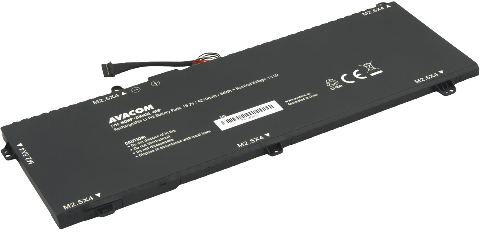 AVACOM ZO04XL pre HP Zbook Studio G3, G4 Li-Pol 15,2 V 4210 mAh 64 Wh