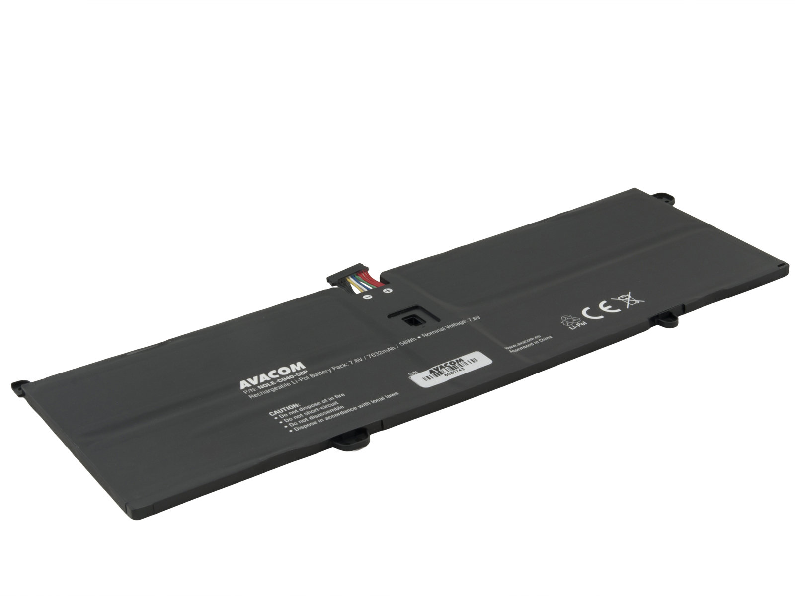 AVACOM pre Lenovo Yoga C940-14IIL Li-Pol 7,6 V 7632 mAh 58 Wh – 12-pinový konektor