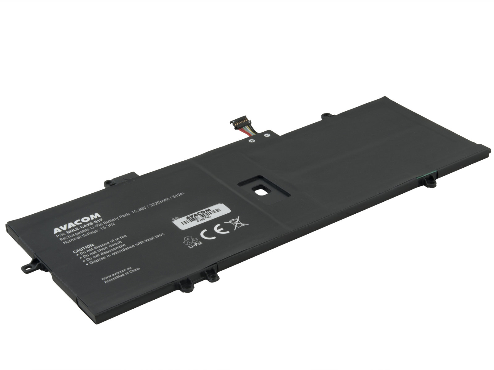 AVACOM pre Lenovo X1 Carbon Gen.7, Gen.8 Li-Pol 15,36 V 3320 mAh 51 Wh