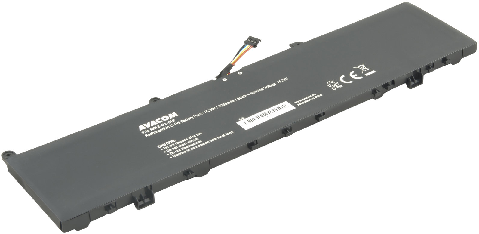 AVACOM pre Lenovo ThinkPad P1 Gen.1, Gen2. Li-Pol 15,36 V 5235 mAh 80 Wh