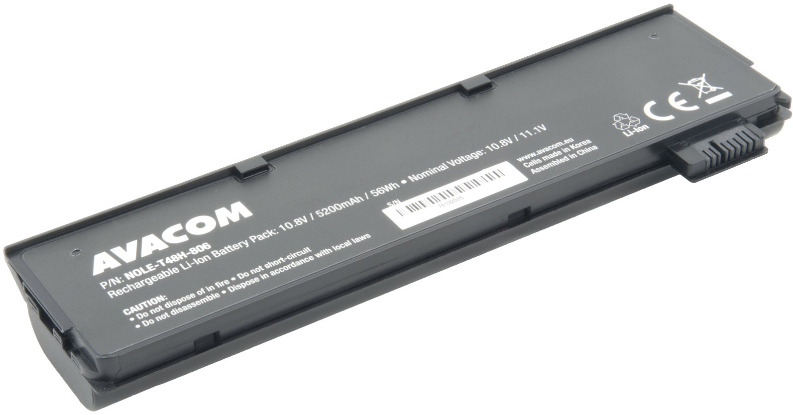 AVACOM pre Lenovo ThinkPad T470, T480, T570, T580 Li-Ion 10,8 V 5200 mAh